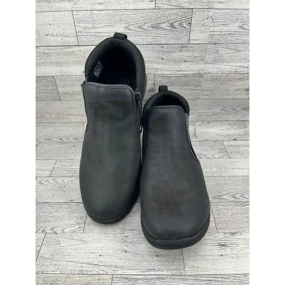 Clarks Cloudsteppers Black‎ Zipper Ankle Boots Women's Size 11 W